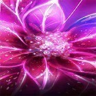 Кроме живых обоев на Андроид Lucky crystal, скачайте бесплатный apk заставки Neon flowers by Art LWP.