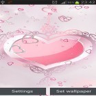 Кроме живых обоев на Андроид Locker master, скачайте бесплатный apk заставки Pink hearts.