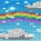 Кроме живых обоев на Андроид Panoramic screen, скачайте бесплатный apk заставки Rainbow sequin flip.