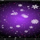 Кроме живых обоев на Андроид My flower, скачайте бесплатный apk заставки Snowflakes.