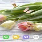 Кроме живых обоев на Андроид Earth, скачайте бесплатный apk заставки Tulips by Live Wallpapers 3D.