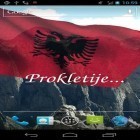 Кроме живых обоев на Андроид Ocean waves by Andu Dun, скачайте бесплатный apk заставки 3D flag of Albania.