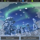 Кроме живых обоев на Андроид I love you by Live Wallpapers Ultra, скачайте бесплатный apk заставки Aurora: Winter.