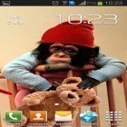Кроме живых обоев на Андроид Awesome land 2, скачайте бесплатный apk заставки Baby monkey.
