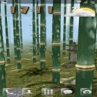 Кроме живых обоев на Андроид Black clock, скачайте бесплатный apk заставки Bamboo grove 3D.