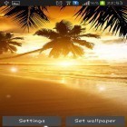 Кроме живых обоев на Андроид Magic fluids, скачайте бесплатный apk заставки Beach sunset.