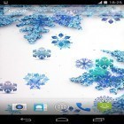 Кроме живых обоев на Андроид Paper sea, скачайте бесплатный apk заставки Beautiful snowflakes.