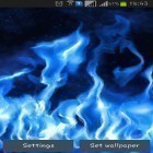 Кроме живых обоев на Андроид Galaxy 3D by LPlay Studio, скачайте бесплатный apk заставки Blue flame.