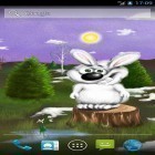 Кроме живых обоев на Андроид Poly Island, скачайте бесплатный apk заставки Bunny.