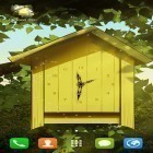 Кроме живых обоев на Андроид Macro butterflies, скачайте бесплатный apk заставки Cartoon clock.