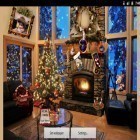 Кроме живых обоев на Андроид Northern lights by Amax LWPS, скачайте бесплатный apk заставки Christmas fireplace.