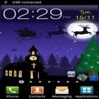 Кроме живых обоев на Андроид Draw on the frozen screen, скачайте бесплатный apk заставки Christmas: Moving world.