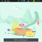 Кроме живых обоев на Андроид Greetings: March 8, скачайте бесплатный apk заставки Cute monsters.