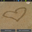 Кроме живых обоев на Андроид Fast theme, скачайте бесплатный apk заставки Draw on sand.