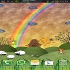 Кроме живых обоев на Андроид Clock HD, скачайте бесплатный apk заставки Fairy field.