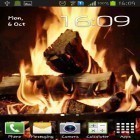 Кроме живых обоев на Андроид Roses and love, скачайте бесплатный apk заставки Fireplace video HD.