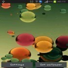 Кроме живых обоев на Андроид Lost island HD, скачайте бесплатный apk заставки Flying colored balls.