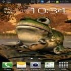 Кроме живых обоев на Андроид Snow HD deluxe edition, скачайте бесплатный apk заставки Frog 3D.