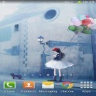 Кроме живых обоев на Андроид Spring by Amax LWPS, скачайте бесплатный apk заставки Girl and rainy day.