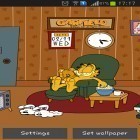 Кроме живых обоев на Андроид Kinetic, скачайте бесплатный apk заставки Home sweet: Garfield.