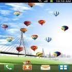 Кроме живых обоев на Андроид Winter snow in gyro 3D, скачайте бесплатный apk заставки Hot air balloon by Venkateshwara apps.