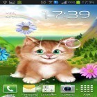 Кроме живых обоев на Андроид Magic garden by Jango LWP Studio, скачайте бесплатный apk заставки Kitten.