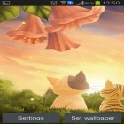 Кроме живых обоев на Андроид Neon flowers by Art LWP, скачайте бесплатный apk заставки Kitten: Sunset.