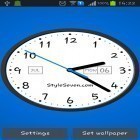 Кроме живых обоев на Андроид Weather by Apalon Apps, скачайте бесплатный apk заставки Light analog clock.
