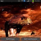 Кроме живых обоев на Андроид Cherry blossom, скачайте бесплатный apk заставки Lion.