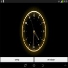 Кроме живых обоев на Андроид Space galaxy 3D by Mobo Theme Apps Team, скачайте бесплатный apk заставки Live clock.