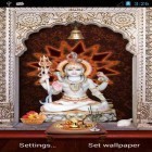 Кроме живых обоев на Андроид Lightning storm 3D, скачайте бесплатный apk заставки Lord Shiva 3D: Temple.