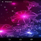 Кроме живых обоев на Андроид Simple love, скачайте бесплатный apk заставки Neon flower by Dynamic Live Wallpapers.