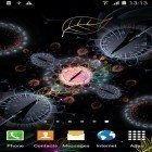 Кроме живых обоев на Андроид Gold clock by Mzemo, скачайте бесплатный apk заставки Neon leaf fall.