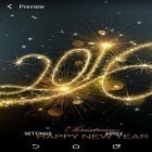 Кроме живых обоев на Андроид Gold fish, скачайте бесплатный apk заставки New Year 2016 by Wallpaper qhd.