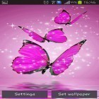 Кроме живых обоев на Андроид Mechanica weather, скачайте бесплатный apk заставки Pink butterfly.