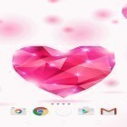 Кроме живых обоев на Андроид Hot screen, скачайте бесплатный apk заставки Pink diamonds.