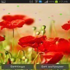 Кроме живых обоев на Андроид Roses 2, скачайте бесплатный apk заставки Poppy fields.