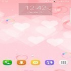 Кроме живых обоев на Андроид Draw on the frozen screen, скачайте бесплатный apk заставки Purple and pink love.