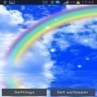 Кроме живых обоев на Андроид Spring trees, скачайте бесплатный apk заставки Rainbow.