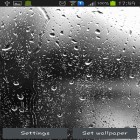 Кроме живых обоев на Андроид Sweet home, скачайте бесплатный apk заставки Raindrops.