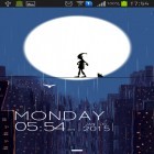 Кроме живых обоев на Андроид Moonlight by App Basic, скачайте бесплатный apk заставки Rainy night.