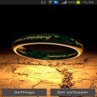 Кроме живых обоев на Андроид Beautiful night, скачайте бесплатный apk заставки Ring of power 3D.