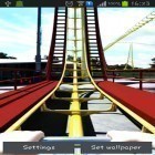 Кроме живых обоев на Андроид Material islands, скачайте бесплатный apk заставки Roller coaster.