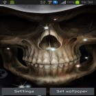 Кроме живых обоев на Андроид Screen speaker, скачайте бесплатный apk заставки Skulls.