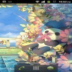 Кроме живых обоев на Андроид Water drop: Flowers and leaves, скачайте бесплатный apk заставки Sky garden.