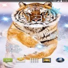 Кроме живых обоев на Андроид Sneaky Cat, скачайте бесплатный apk заставки Snow tiger.