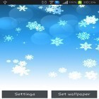 Кроме живых обоев на Андроид Dark blue, скачайте бесплатный apk заставки Snowflake.
