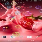 Кроме живых обоев на Андроид Uchiha brothers, скачайте бесплатный apk заставки Strawberry by Next.