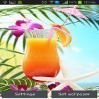 Кроме живых обоев на Андроид Feather, скачайте бесплатный apk заставки Tropical.