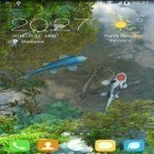 Кроме живых обоев на Андроид Galaxy parallax 3D, скачайте бесплатный apk заставки Water garden.
